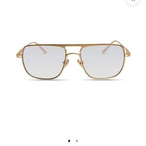Gold Aviator Sunglasses